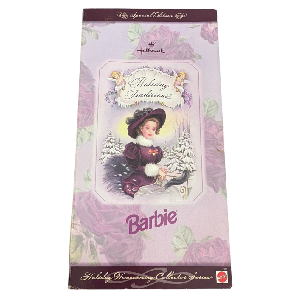 Vintage Holiday Traditions Barbie Special Edition Hallmark Doll 1996 Mattel